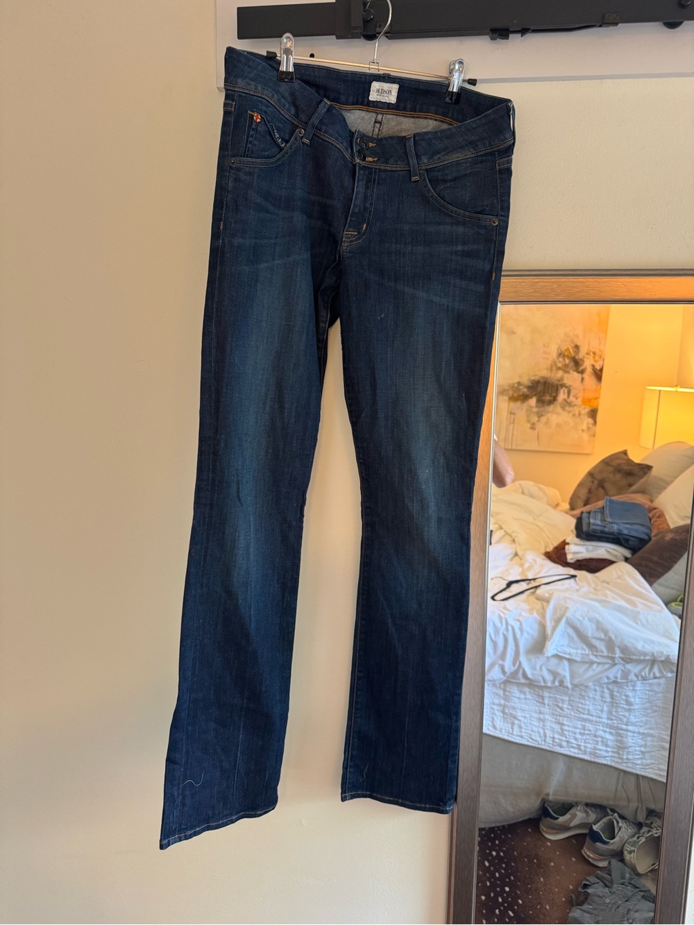 Hudson Jeans Women’s Deep Indigo Straight Jeans